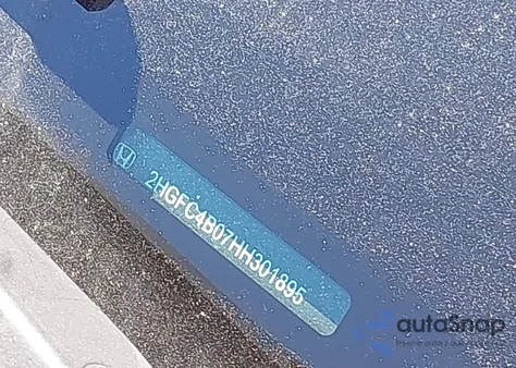 2017 Honda Civic Lx-P z USA, uszkodzony, nr VIN 2HGFC4B07HH301895